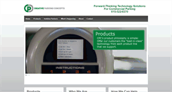Desktop Screenshot of creativeparkingconcepts.com