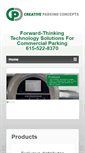 Mobile Screenshot of creativeparkingconcepts.com